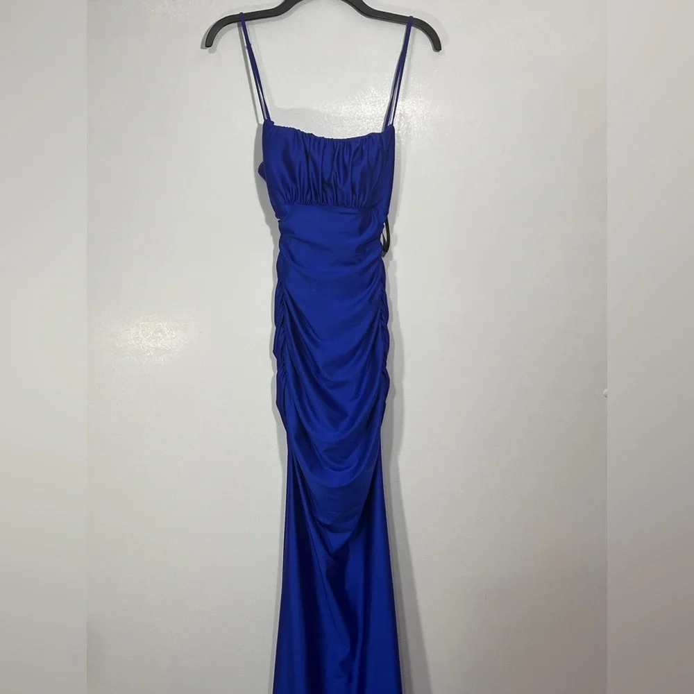 Windsor Martha Formal Satin Mermaid Long Dress /Size XS - Picture 2 of 10